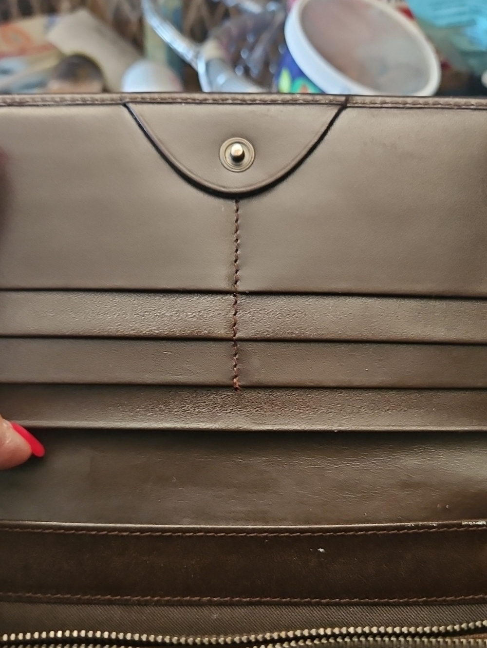 Fendi Zucca Wallet. Ladies. Excellnt Con. Lv Dustbag Inc. - Picture 4 of 8